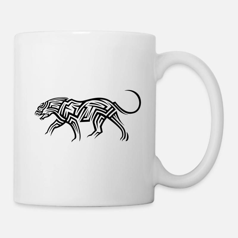 Squid Tribal Tattoo - Mug - white