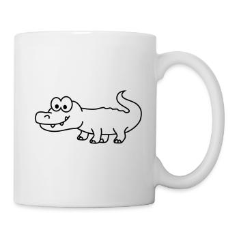 Alligator Comic Animal - Mug - white - Right