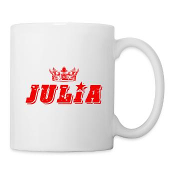 Julia - Tasse - Weiß - Rechts