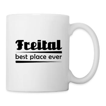 Freital - Stadt best place ever - Tasse - Weiß - Rechts