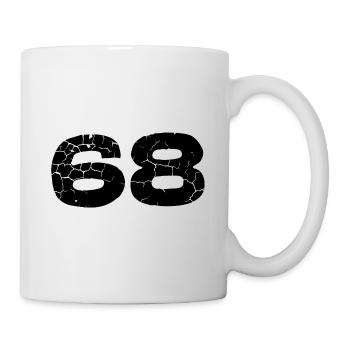 Maillot à 68 numéros - Mug blanc - blanc - Droite