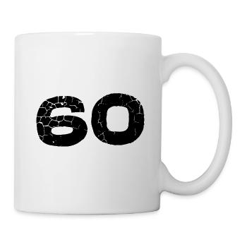 60 number jersey - Mug - white - Right