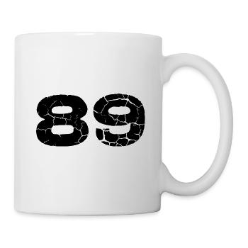 89 number jersey - Mug - white - Right
