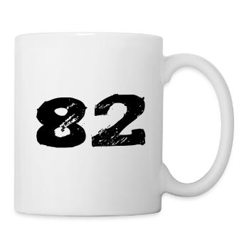 82 Number jersey - Mug - white - Right