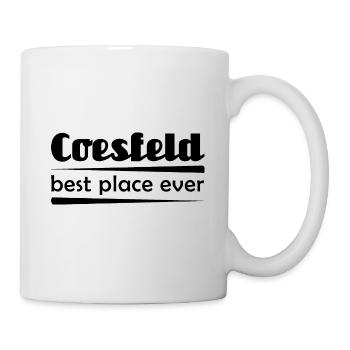 Coesfeld - Stadt best place ever - Tasse - Weiß - Rechts