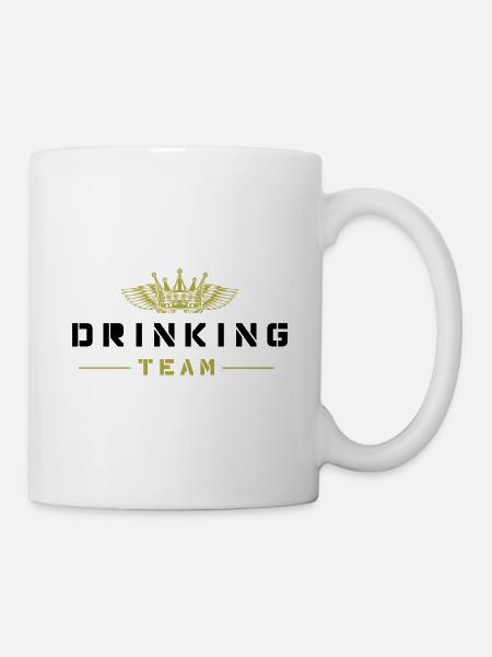 Drinking Team - Tasse - Weiß