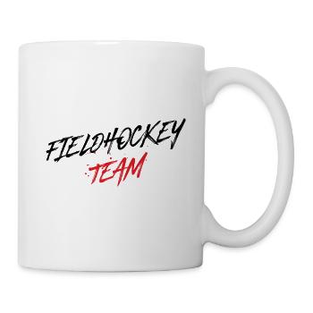 Fieldhockey Team - Tasse - Weiß - Rechts