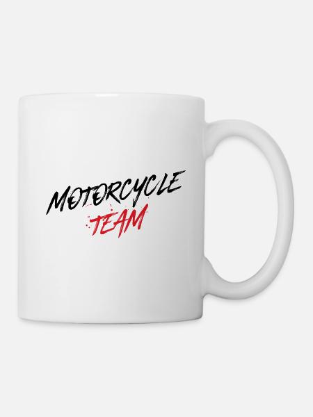 Motorcycle Team - Tasse - Weiß