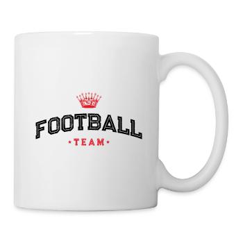 Équipe de football - Mug blanc - blanc - Droite