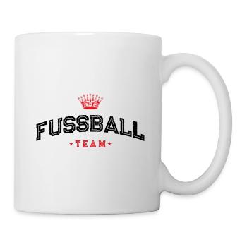 Fussball Team - Tasse - Weiß - Rechts