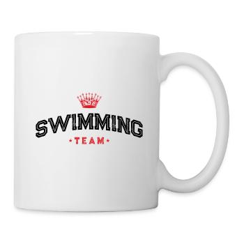 Swimming Team - Tasse - Weiß - Rechts