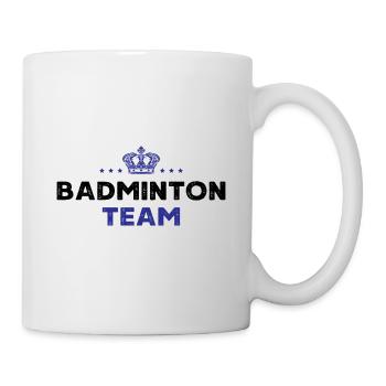 Badminton Team - Tasse - Weiß - Rechts