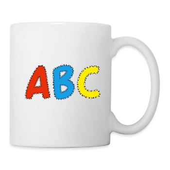 ABC - Schulstart, Schulkind - Tasse - Weiß - Rechts