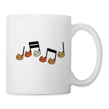 Halloween costume party music teacher - Mug - white - Right