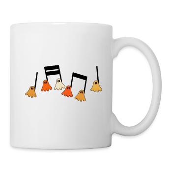 Halloween costume party music teacher - Mug - white - Right