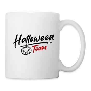 Halloween Team Party - Tasse - Weiß - Rechts