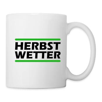 Herbst Wetter - Tasse - Weiß - Rechts