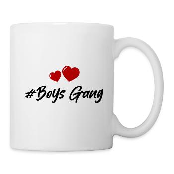 Boys Gang Herz Liebe - Tasse - Weiß - Rechts