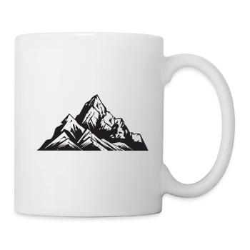 Mountains as a symbol of nature - Mug - white - Right