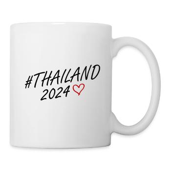 Thailand 2024 Herz Reise - Tasse - Weiß - Rechts