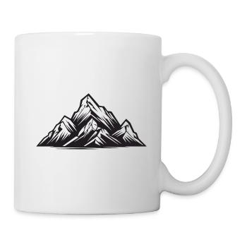 Mountains Nature Symbol - Mug - white - Right