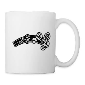 Clé de symbole de notes de musique - Mug blanc - blanc - Droite