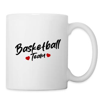 Équipe de basket-ball - Mug blanc - blanc - Droite