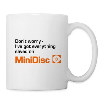 MiniDisc - Don't Worry (2 color) - Mug - white - Right