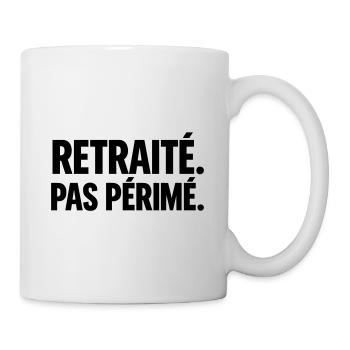 Retraité Cadeau humour départ à la retraite - Mug blanc - blanc - Droite