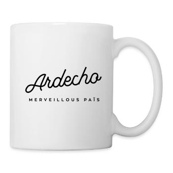Ardecho Wonderful country - Mug - white - Right