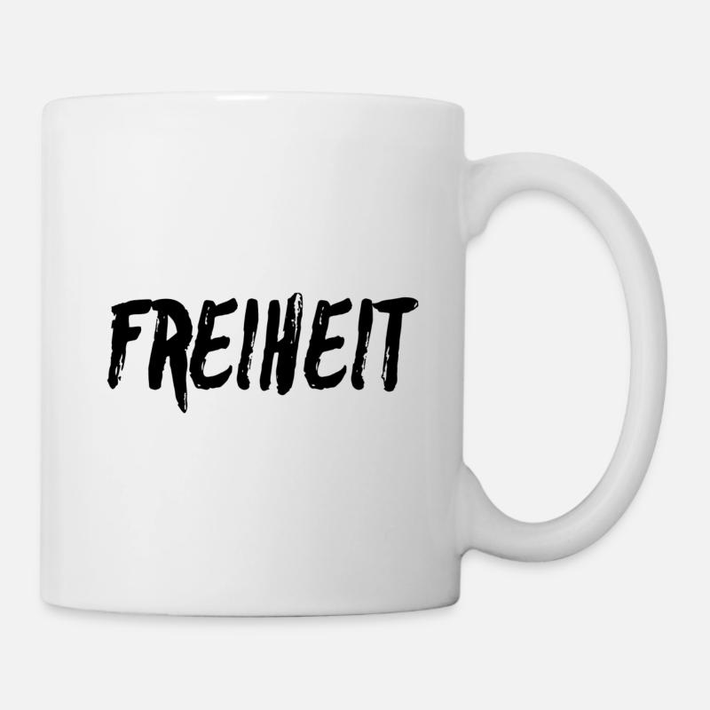 Freiheit - Tasse - Weiß