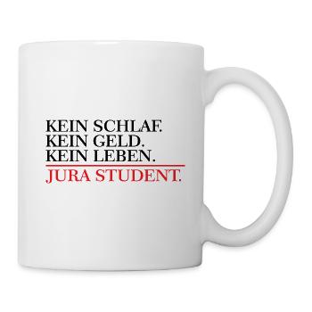 Jurastudent Anwalt Beruf Spruch Geschenk - Tasse - Weiß - Rechts