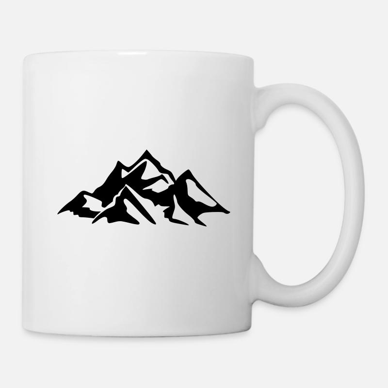 Montagnes Alpes - Mug blanc - blanc