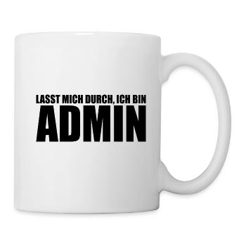 Admin Geek Informatik Programming Geschenk - Tasse - Weiß - Rechts