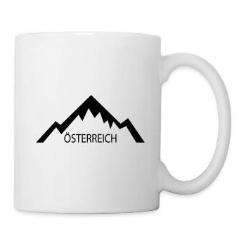 Österreich - Tasse - Weiß - Rechts