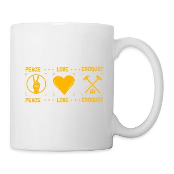 Croquet Peace Love - Mug - white - Right