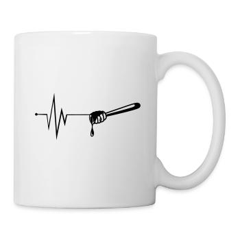 Aiguisier à impulsions de ciseau à bâton - Mug blanc - blanc - Droite