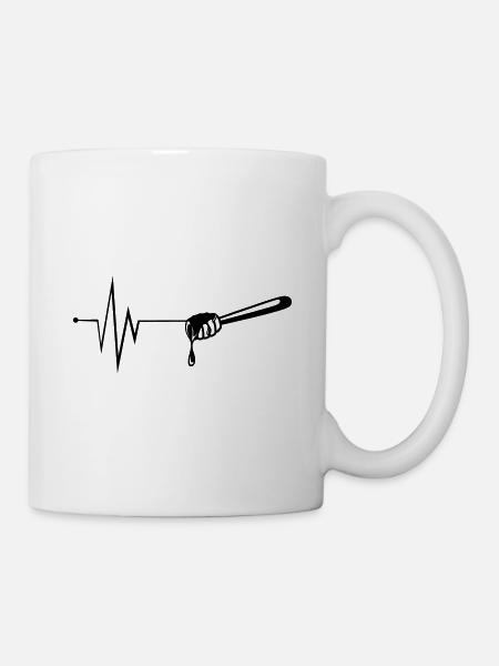 Aiguisier à impulsions de ciseau à bâton - Mug blanc - blanc