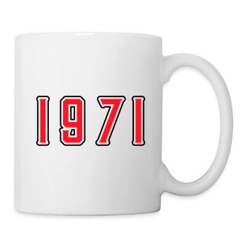 1971 year birthday - Mug - white - Right
