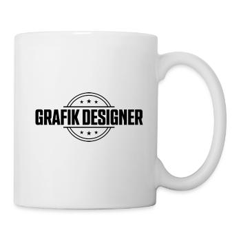 Grafik Designer Beruf - Tasse - Weiß - Rechts