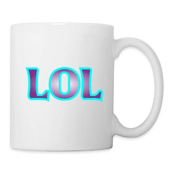 LOL - Tasse - Weiß - Rechts
