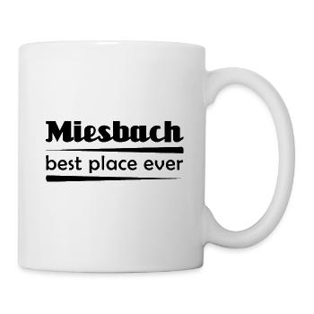 Miesbach - Stadt best place ever - Tasse - Weiß - Rechts