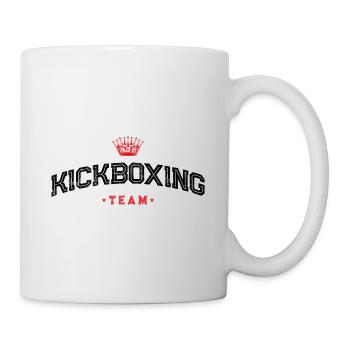 Équipe de kickboxing - Mug blanc - blanc - Droite