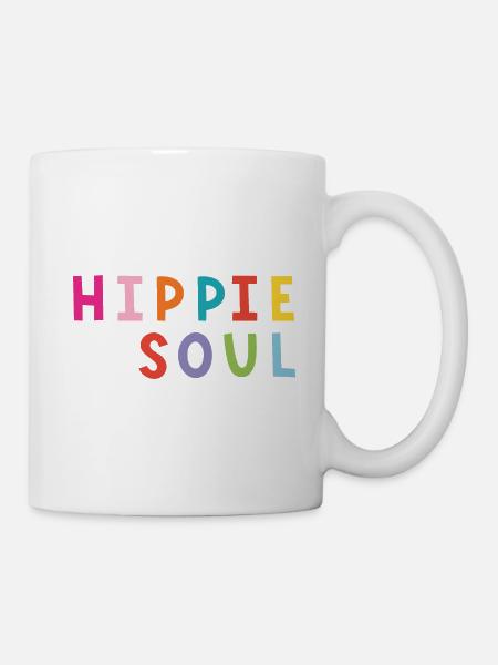 Shirt Hippiesoul - Tasse - Weiß