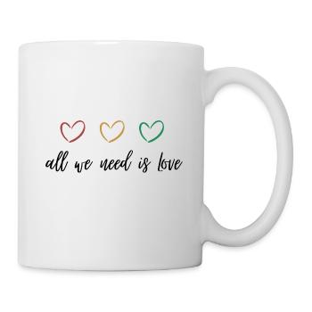 Liebe und Hoffnung - Tasse - Weiß - Rechts