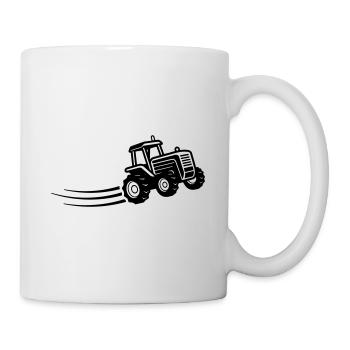 Tracteur Farmer Symbole Farmer - Mug blanc - blanc - Droite