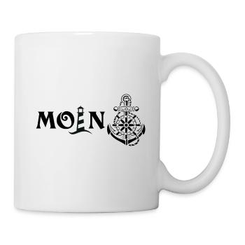 Moin Hamburg Nordlicht Design - Mug - white - Right