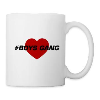 Boys Gang Herz Liebe - Tasse - Weiß - Rechts