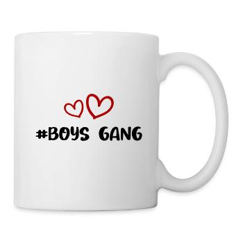 Boys Gang Herz Liebe - Tasse - Weiß - Rechts