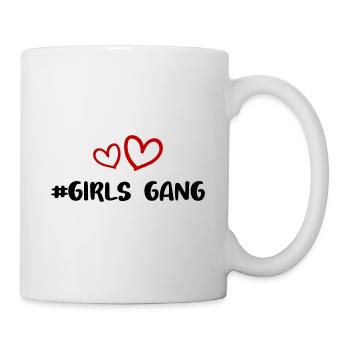 Filles Gang Filles Équipe Coeur Amour - Mug blanc - blanc - Droite